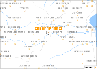 map of Case Paparaci