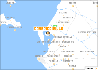 map of Case Piccirillo