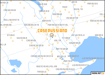 map of Case Pussiano