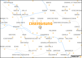 map of Casera di Sunio