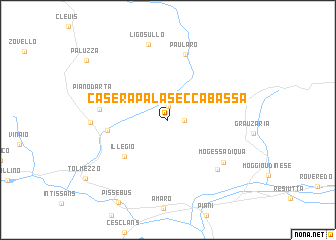 map of Casera Palasecca Bassa