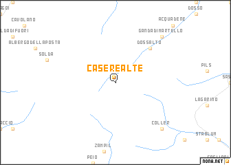 map of Casere Alte