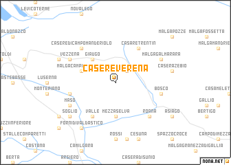 map of Casere Verena