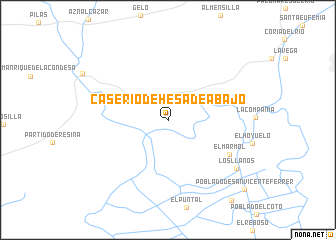 map of Caserío Dehesa de Abajo