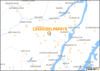 map of Caserío El Papayo