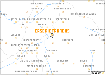 map of Caserío Franchs