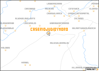 map of Caserío Judío y Moro