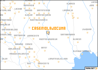 map of Caserío La Jocuma