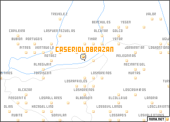 map of Caserío Lobrazán