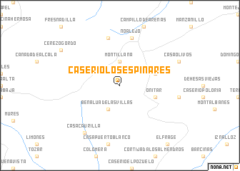 map of Caserío Los Espinares