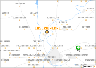 map of Caserío Peral