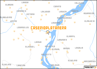 map of Caserío Platanera