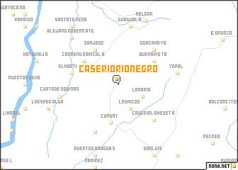 map of Caserío Ríonegro