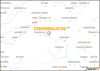 map of Caserma di Latro