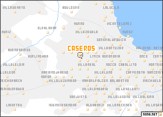 map of Caseros