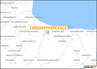 map of Case San Francesco