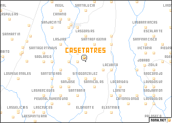 map of Caseta Tres