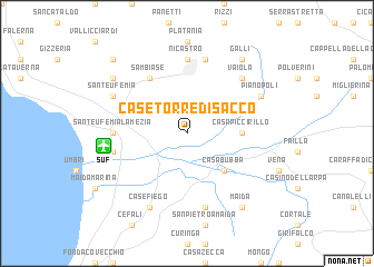 map of Case Torre di Sacco