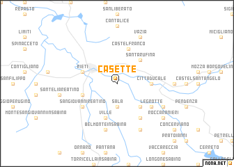 map of Casette