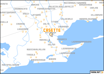 map of Casette