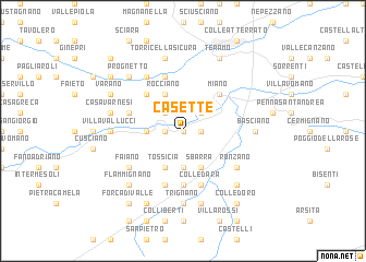 map of Casette