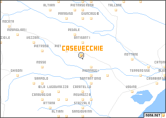 map of Casevecchie