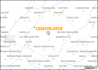 map of Case Vialarga