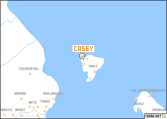 map of Casey
