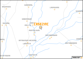 map of Casezinc