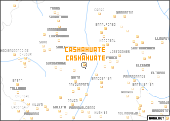 map of Cashahuate