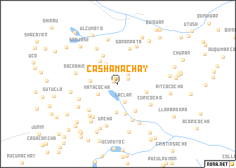 map of Cashamachay