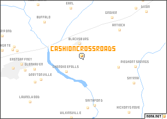 map of Cashion Crossroads