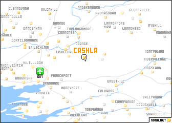 map of Cashla