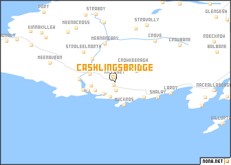 map of Cashlings Bridge