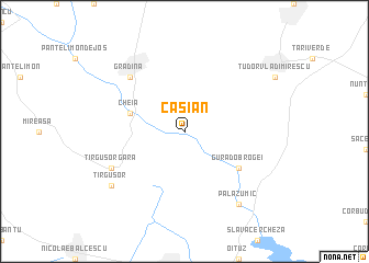 map of Casian