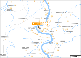 map of Casibarag