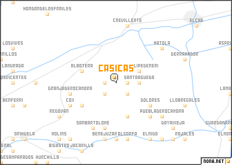 map of Casicas