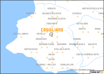 map of Casigliano