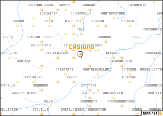 map of Casigno