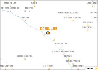 map of Casillas