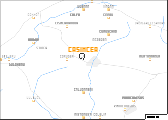 map of Casimcea