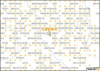 map of Casimir