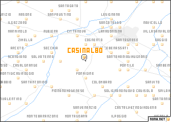 map of Casinalbo