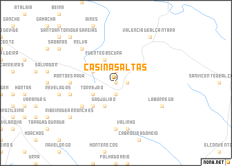 map of Casiñas Altas