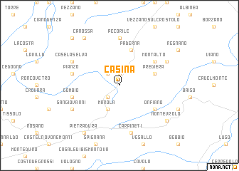 map of Casina