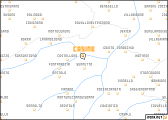 map of Casine