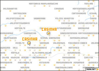 map of Casinha