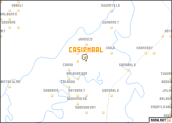 map of Casirmaal