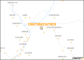 map of Casita de Cuitaca