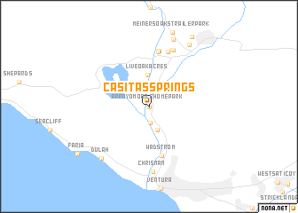 map of Casitas Springs